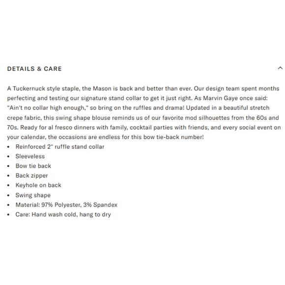 Tuckernuck Navy Mason Top Sleeveless Bow Tie Back Flowy Lightweight Blouse, XL - Picture 5 of 10